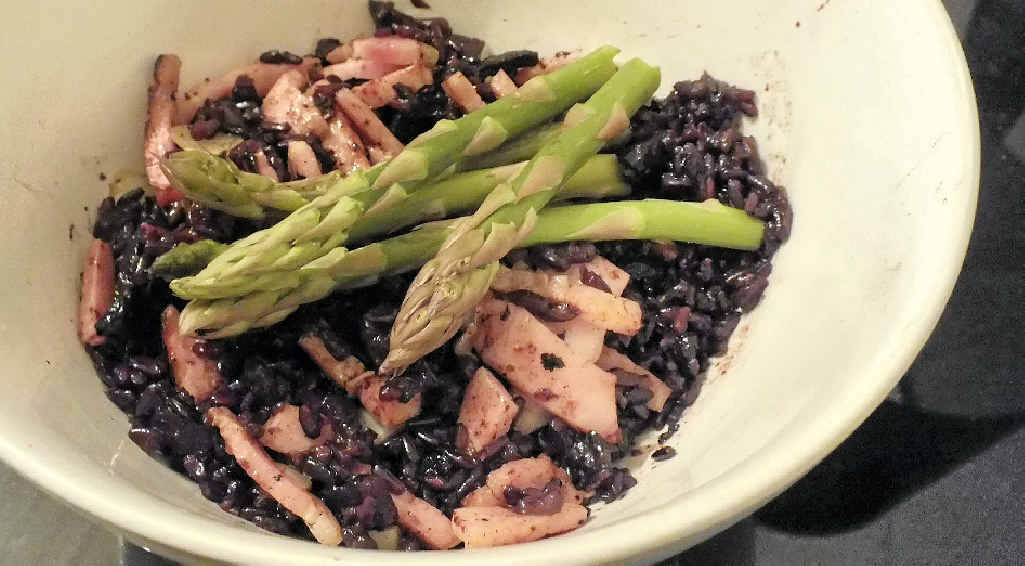 Black Rice Risotto Black Rice Risotto